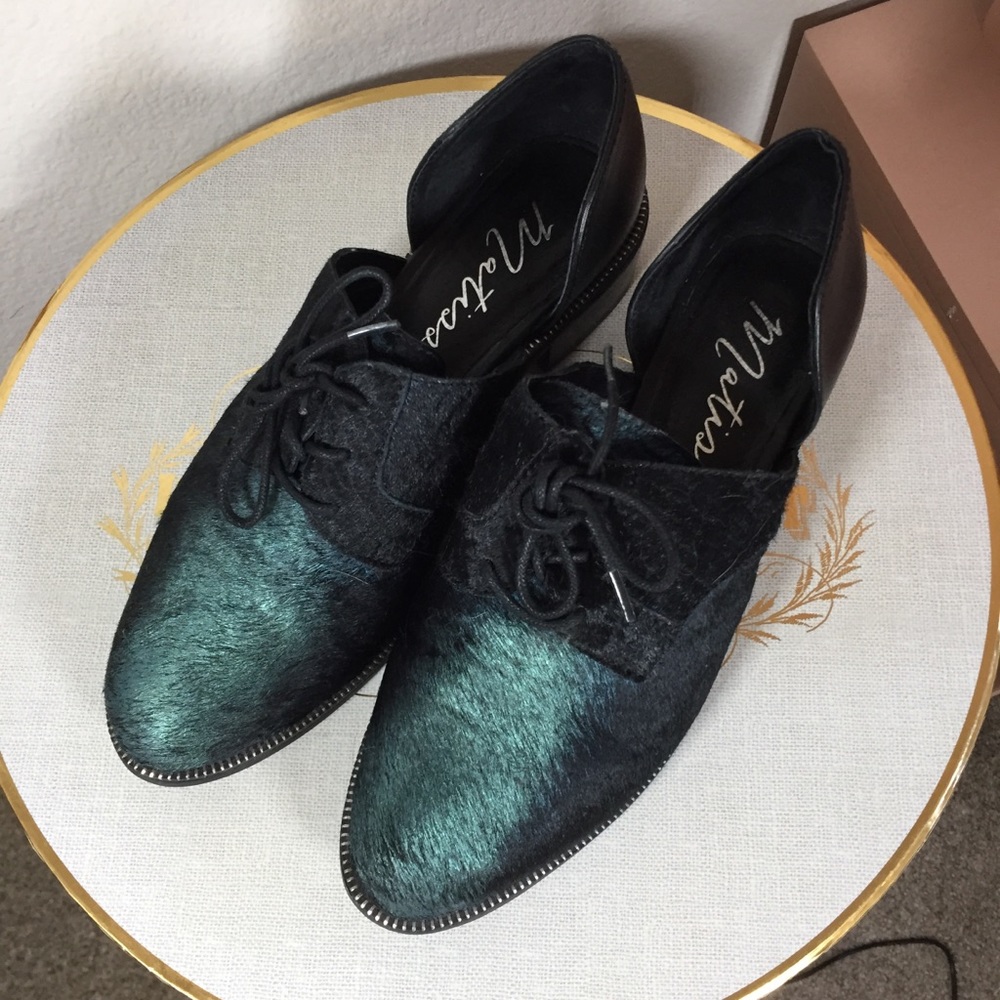 Peacock Oxford Flats Matisse 7